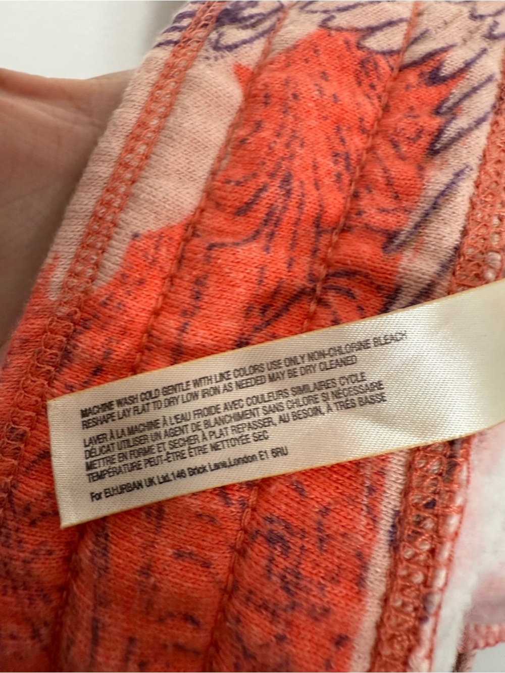 Anthropologie Camilla Crane Orange Elastic Waist Jogger Small - Picture 4 of 6